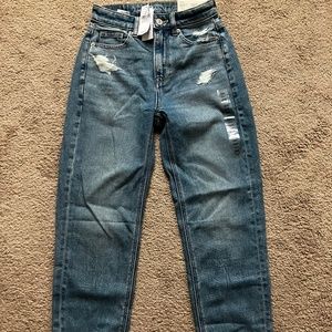 American Eagle Stretch Mom Straight Jeans
